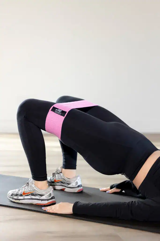 Booty bands oefening heupen omhoog imke