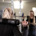 Barbell pad squat