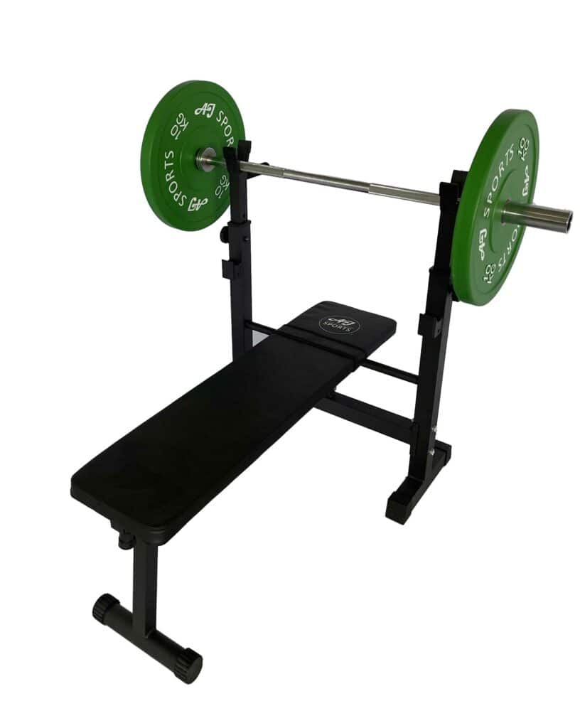 Bench press zijaanzicht rechts boven