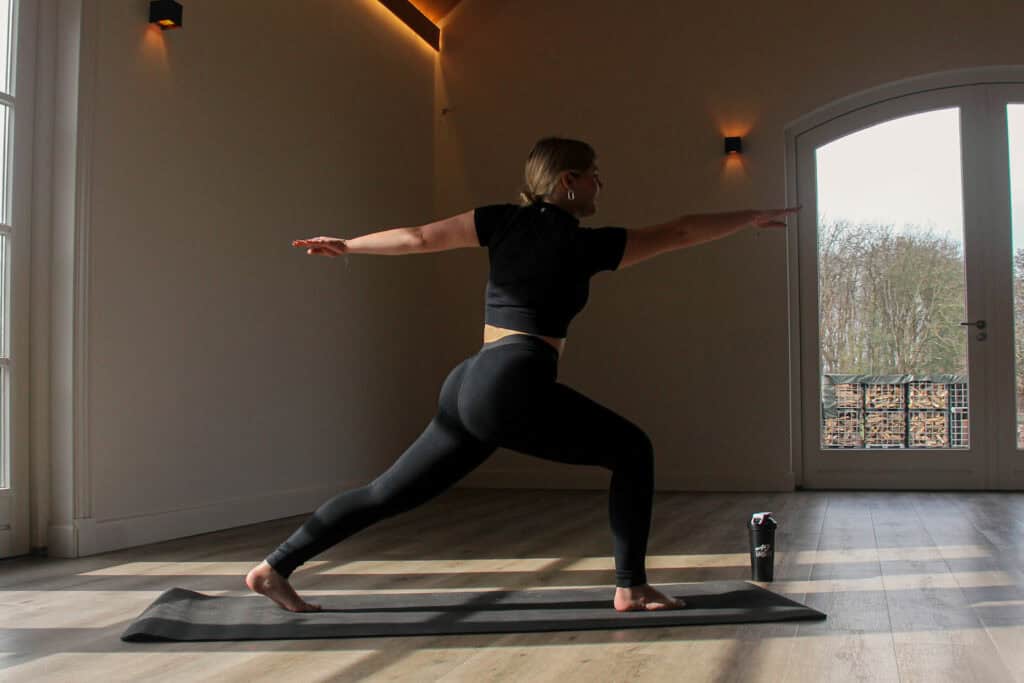 AJ-Sports fitness mat voor een effectieve workout en yoga-oefeningen.